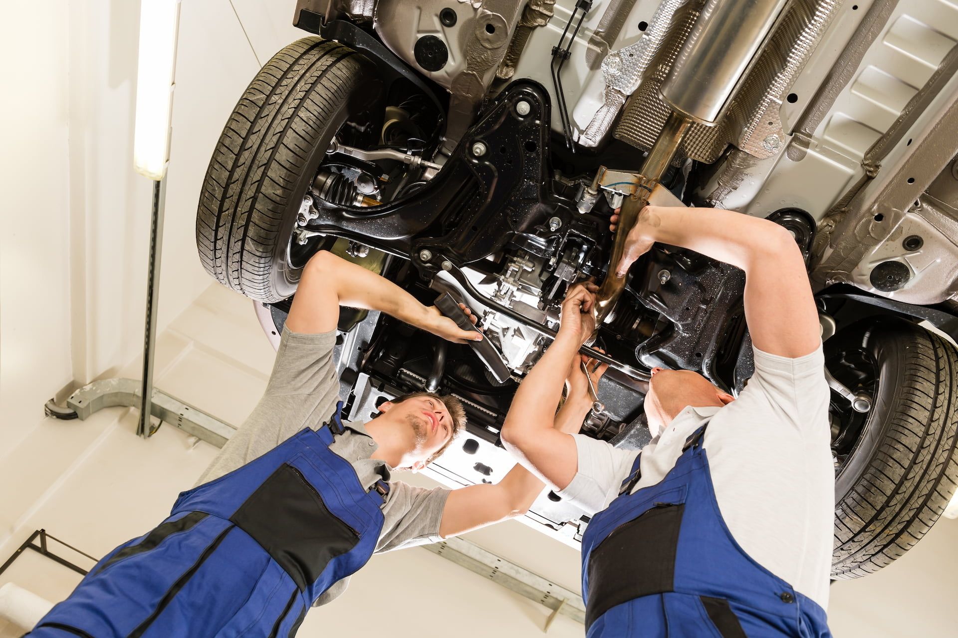 Reparatur eines Fahrzeugs